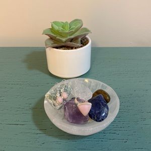 Pink Opal Ring & Earrings Set